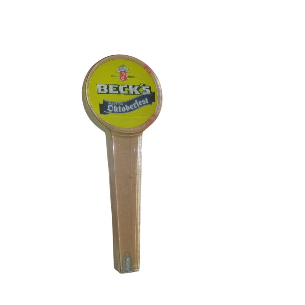 vintage Beck's Octoberfest acrylic beer tap